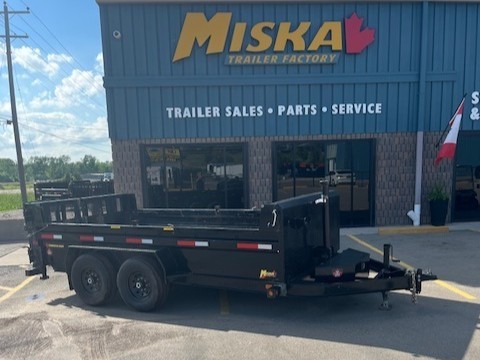 2026 Miska 7 Ton 14' Contractor Dump Trailer
